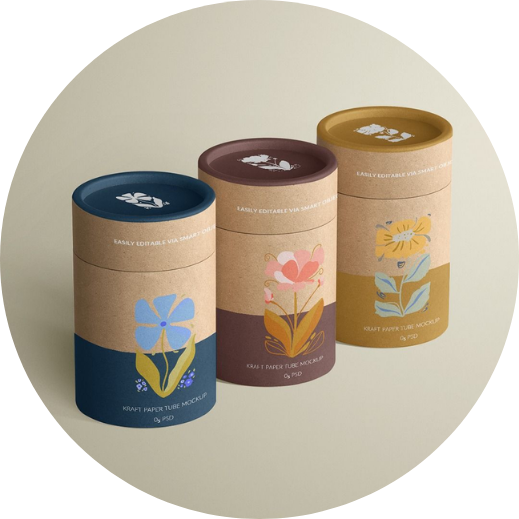 Eco Pack sustainable paper canisters and packaging