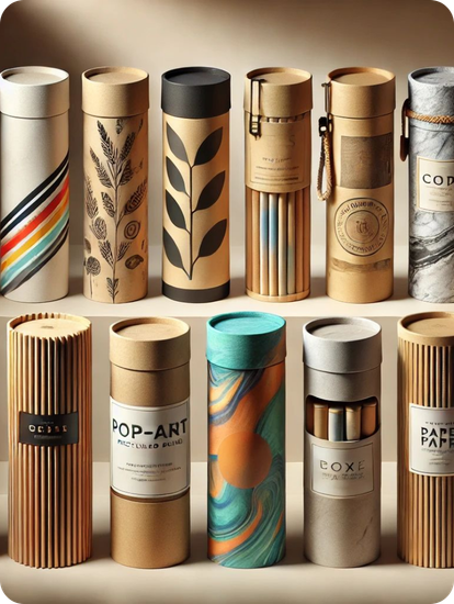 Eco Pack paper canisters and sustainable packaging materials